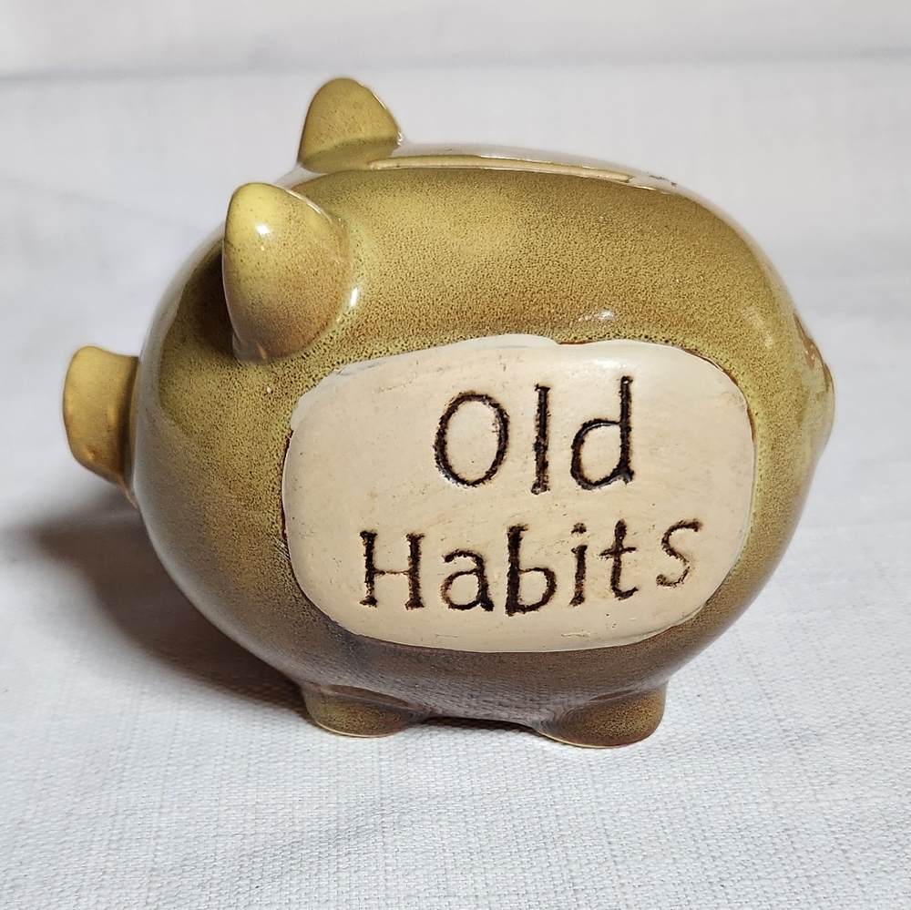Piggy Bank ceramic pottery, homemade